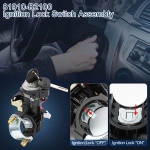 Nuevo Cilindro y Carcasa de Encendido Yithsway 81910-B2100 para SOUL 2014-2016 con <span class=keywords><strong>2</strong></span> Llaves Reemplaza 81450-34190 - Product Image 5