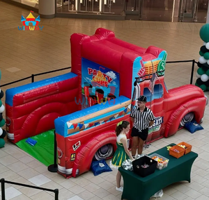 Structure gonflable commerciale pour événements sportifs : jeu de camionnette avec Cornhole et lancer de tasses pour fêtes en plein air - Product Image 5