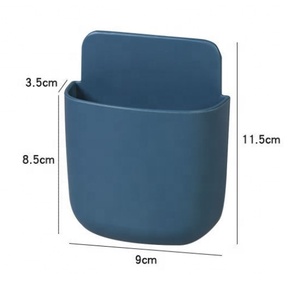 Soporte de Pared para Control <span class=keywords><strong>Remoto</strong></span>, Ecológico, de ABS y PP, Caja de <span class=keywords><strong>Almacenamiento</strong></span> para Teléfono Móvil, Organización de Cocina, <span class=keywords><strong>Almacenamiento</strong></span> de Medios - Product Image 6