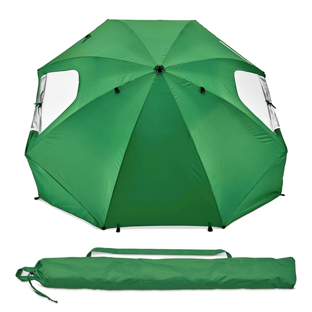 Outdoor Portable Beach Gazebo Canopy Tent Umbrella Windows Fishing Beach Umbrella with UV Protection