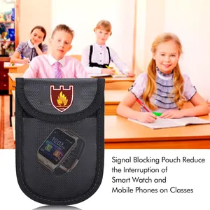 Gran oferta RFID GPS Bloqueo de señal <span class=keywords><strong>coche</strong></span> Kay funda bolsa bloqueador de señal ignífugo impermeable Faraday bolsa para llave de <span class=keywords><strong>coche</strong></span> <span class=keywords><strong>teléfono</strong></span> móvil - Product Image 5