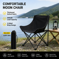 Chaise lune pliante en acier au carbone style glamping pour l'extérieur, siège de camping, de bureau, de repos et de sommeil, pour la plage, la pêche et les pauses déjeuner, pour la vente en gros