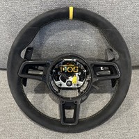 Volant sport en carbone noir brasé pour Porsche 997 991, nouveau modèle 992, version sport 08-15, 997.2 991.1