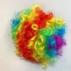 Peluca de pelo de gran compañía para fiesta fotográfica Evento Peluca de alta calidad con abundancia de pelos - Product Image 1