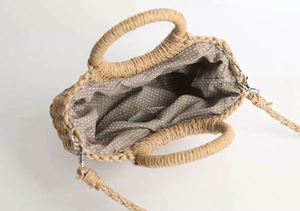 Bolso de Playa de Paja Personalizado al por Mayor para Mujer, Colorido, con Correa Larga para el Hombro - Product Image 6