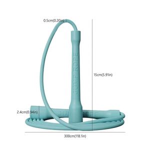 Cuerda de Saltar de PVC de 5 mm, Resistente, para Entrenamiento de Velocidad, con Cuerda de 3 m y Capacidad de Más de 20 kg, para Adultos y Niños, para Deportes y Fitness - Product Image 6