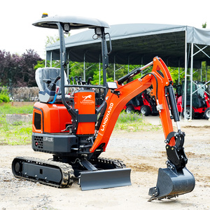 Mini-excavatrice certifiée Lw12e de 1,2 tonne, hydraulique, pour l'agriculture et le jardinage, vente en gros, pas chère, sur chenilles, facile à utiliser - Product Image 2
