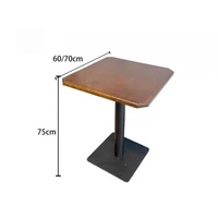Tables et chaises de restaurant en bois massif, table à manger, chaises de salle à manger, ensemble de restaurant, mobilier de restaurant, bancs de restaurant