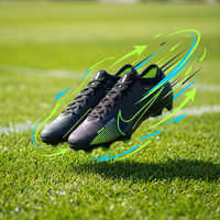 Semelles de chaussures de football professionnelles en TPU antidérapantes et résistantes à l'eau FG/AG, crampons moulés durables et légers, OEM/ODM
