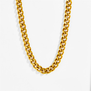 Deslumbrante Bug Mujer Europeo <span class=keywords><strong>Americano</strong></span> Nuevo Estilo Hip-Hop Cadena gruesa Pulsera cubana Moda Punk Acero inoxidable chapado en oro - Product Image 3