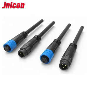 Jnicon M12 מחבר נעילת דחיפה משיכה 2 פינים 3 פינים <span class=keywords><strong>4</strong></span> פינים 5 פינים חוט חשמל רכב עמיד למים מחבר כבלים תושבת פאנל - Product Image 1