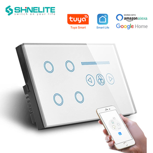 Nhà Máy Giá tuya chip 86*146 4 gang Wifi Cảm ứng chuyển đổi LED <span class=keywords><strong>Dimmer</strong></span> chuyển đổi với 2 năm đảm bảo - Product Image 4