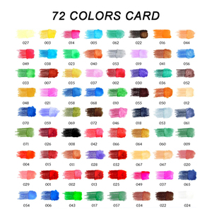 Set Pensil Warna Kayu Alami Berkualitas Profesional dengan Warna Kustom untuk Menggambar, Tersedia dalam 24/36/48/<span class=keywords><strong>72</strong></span>/120 Warna - Product Image 5