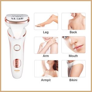 เครื่องโกนขนผู้หญิงแบบขายส่ง 5 in 1 เครื่องกำจัดขนไฟฟ้าสำหรับขาและแขน ชาร์จผ่าน USB ได้ - Product Image 5