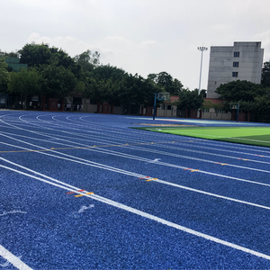 Sistema de Pista de Atletismo Sintética de Tartán Duradero Modelo ASHER AR-FPU01 de 13 mm de Grosor Rojo para Uso Atlético de Alto Rendimiento - Product Image 1