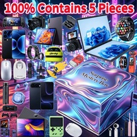 Incluye 5 Artículos con Descuento, Regalo Misterioso de Electrónica 3C, Smartphone 5G Aleatorio, Auriculares Inteligentes 5G, Regalos Sorpresa de Gran Valor