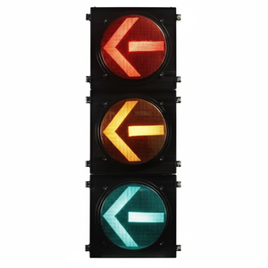 Feux de signalisation routière à haute luminosité 300 mm, lampe d'avertissement intelligente LED rouge jaune verte - Product Image 1