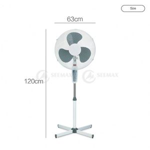 Faible Puissance Tableconsumption Réglage en Hauteur Debout <span class=keywords><strong>Silencieux</strong></span> <span class=keywords><strong>Silencieux</strong></span> <span class=keywords><strong>Ventilateur</strong></span> <span class=keywords><strong>sur</strong></span> <span class=keywords><strong>pied</strong></span> Avec Télécommande - Product Image 3