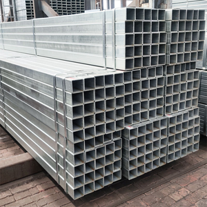 Tubería de sección <span class=keywords><strong>rectangular</strong></span> hueca galvanizada 100x50 Tamaños 6m Longitud ERW Técnica EN Estándar con servicio de procesamiento de corte - Product Image 1