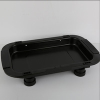 Barbecue grill électrique Portable, avec 3 à 5 personnes, sans fumée, v