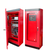 Armoire de commande de démarrage étoile-triangle pour pompe incendie avec écran LCD, protection contre les surcharges, inspection automatique, fonctionnement d'urgence mécanique, IP55