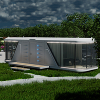 Fullking Villa Capsula Spaziale di Design Cinese di Alta Gamma, Struttura in Alluminio Eco-Sostenibile, Tiny House, Hotel Capsula