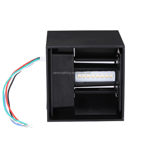 Benory LED-Wandleuchte Weiß/Schwarz 12W CRI 90 DC 24V 3 Jahre Garantie Moderne Fassaden-/Terrassen-/Eingangsbeleuchtung - Product Image 4