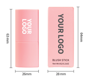 Cross-border selling love blush stick blush stick heart-shaped cosmetic rouge stick vegan makeup without logo - Product Image 4
