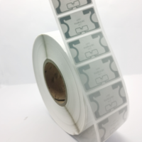 Étiquette adhésive imprimable UHF 860~960 MHz, 53*33 mm, étiquette RFID UHF U8 pour la gestion logistique d'entrepôt