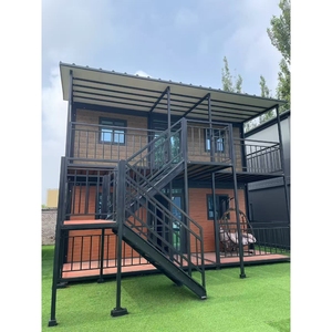 Casa Contenedor Expandible de Dos Pisos con Electricidad y Plomerí<span class=keywords><strong>a</strong></span>, Diseño Moderno <span class=keywords><strong>para</strong></span> Gimnasio/Tienda/Restaurante - Product Image 3