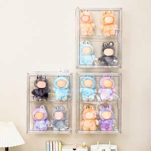 <span class=keywords><strong>Vitrine</strong></span> transparente pour figurines, boîte de rangement en acrylique, <span class=keywords><strong>vitrine</strong></span> anti-poussière pour objets de collection, figurine <span class=keywords><strong>d</strong></span>'action - Product Image 1