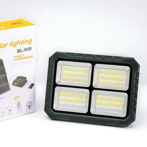ไฟสปอร์ตไลท์พลังงานแสงอาทิตย์ 50/100/200W LED พร้อมรีโมทคอนโทรล สำหรับภายนอกอาคาร กันน้ำ ติดตั้งบนพื้นผิว - Product Image 3