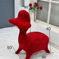 Fauteuil d'appoint moderne et créatif en forme d'animal, chaise de jeu individuelle, tabouret paresseux pour salon, chambre à coucher, chambre d'enfant