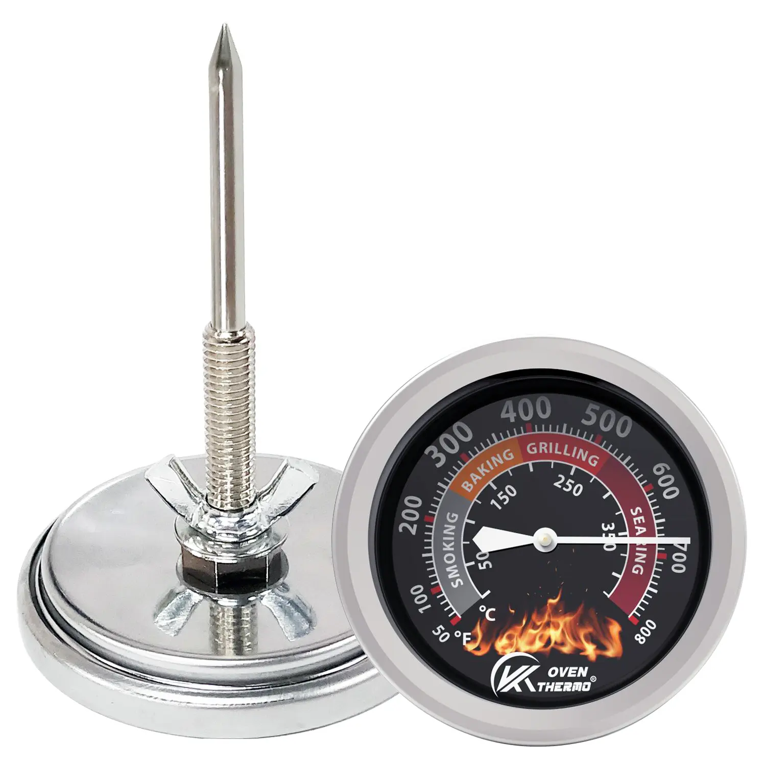 Bbq Grill Thermometer Voor Roker, Grill Onderdelen 2.5 "Dial Barbecue Thermometer Temperatuur Voor Roker, Oven Koken Thermometer