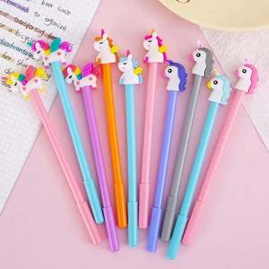 Bolígrafo de Gel para Estudiantes, Punta de Goma Suave, Tinta Negra Neutra, Ancho de Escritura de 0.5 mm, Artículos de Papelería Promocionales con Logotipo Personalizado, Premio - Product Image 2