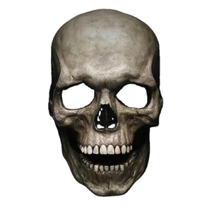 2023 pas cher Halloween horreur nouvelle bouche mobile crâne masque couvre-chef bouche mobile crâne halloween fête décoration porp masque - Product Image 4