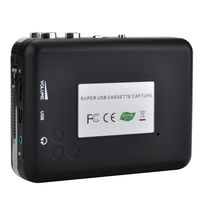 Lecteur de cassette numérique USB mini classique Ezcap218, convertit les cassettes en MP3, enregistrement audio stéréo haute fidélité pour PC et port USB