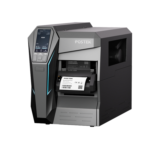 POSTEK OX Series 600Dpi Industrial Barcode/RFID Thermal Transfer Label Printer With High-Speed Rotary Cutter A400P CE/FCC
