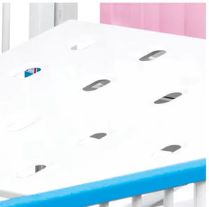 <span class=keywords><strong>Hebei</strong></span> kasur anak rumah sakit Manual, Crank perawatan medis 2 ganda dengan roda independen dan rel samping baja merek FUDA - Product Image 5
