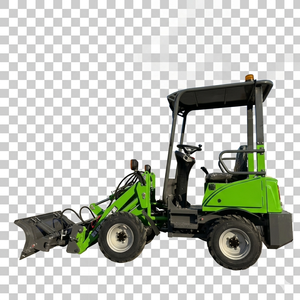 Chargeuse sur pneus compacte électrique <span class=keywords><strong>de</strong></span> 1150 kg pour l'alimentation du bétail, le nettoyage du fumier et l'utilisation en ferme, jardin ou ranch - Product Image 1