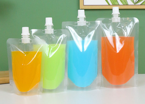 Bolsa desechable para bebidas, bolsa de plástico para medicina, jugo líquido, autosuficiente, transparente, para alimentos, leche de soja, bolsa de embalaje - Product Image 3
