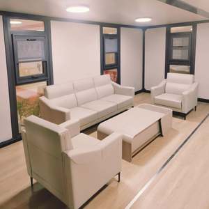 Maison conteneur extensible écologique de 20 à 40 pieds - Villa de luxe préfabriquée, maison mobile portable avec cuisinière <span class=keywords><strong>Happy</strong></span> Home - Product Image 5