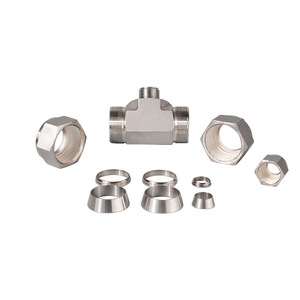 Raccord en T en acier inoxydable Roke SS316, raccord à manchon, raccords de tuyauterie hydraulique - Product Image 5