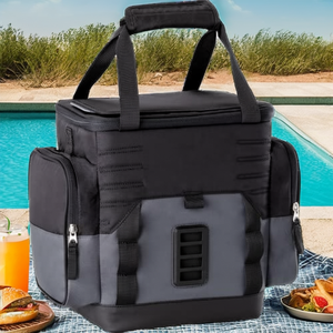 <span class=keywords><strong>Sac</strong></span> <span class=keywords><strong>à</strong></span> <span class=keywords><strong>dos</strong></span> isotherme en polyester avec fermeture éclair, capacité 30L-<span class=keywords><strong>60L</strong></span>, motif lettres, pour le stockage des aliments - Product Image 3