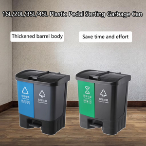 <span class=keywords><strong>Poubelle</strong></span> <span class=keywords><strong>double</strong></span> en plastique 20L/30L pour la maison, la voiture et l'extérieur <span class=keywords><strong>Poubelle</strong></span> à usage public pour les espaces intérieurs comme la cuisine et le salon - Product Image 2