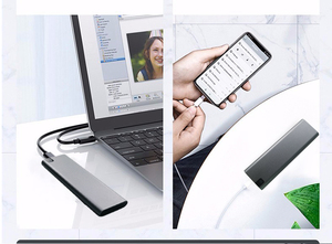 <span class=keywords><strong>Guanchen</strong></span> A02a - Adaptador de Tarjeta SSD M.2 NGFF a SATA 5Gb/s con Carcasa de Aluminio y Plástico, con Llave B - Product Image 6