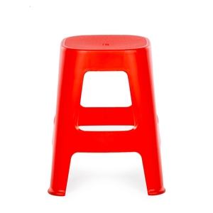 Tall Square Plastic <b>Stool</b> Wide <b>Seat</b> Heavy Duty Household <b>Stool</b> Odor-Free Thick PP Stackable <b>Stool</b> with Built-in Anti-Slip Pads - Product Image 1