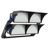 Highlux 500W 600W 800W 1000W 1500W 2000W Projecteur LED étanche IP66 Éclairage extérieur pour stade de sport