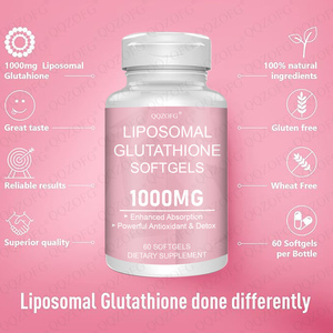 Vendita calda 1000mg Softgel Ultra sbiancante liposomale L-glutatione capsula Private Label glutatione per adulti - Product Image 5