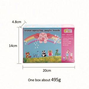 2025 Kids Educational DIY Pixel Art Craft <b>Bead</b> Kit with Clay & PVA Slime for Children's Playdough Activities - Product Image 1